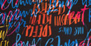 Tuli Sedací vak Kuba Snimatelný potah - Polyester Vzor Graffiti Černá