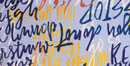 Tuli Sedací vak Relax x Náhradní obal - Polyester Vzor Graffiti Modrá